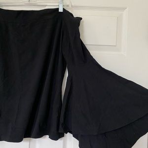 Flare Sleeve Off The Shoulder Top